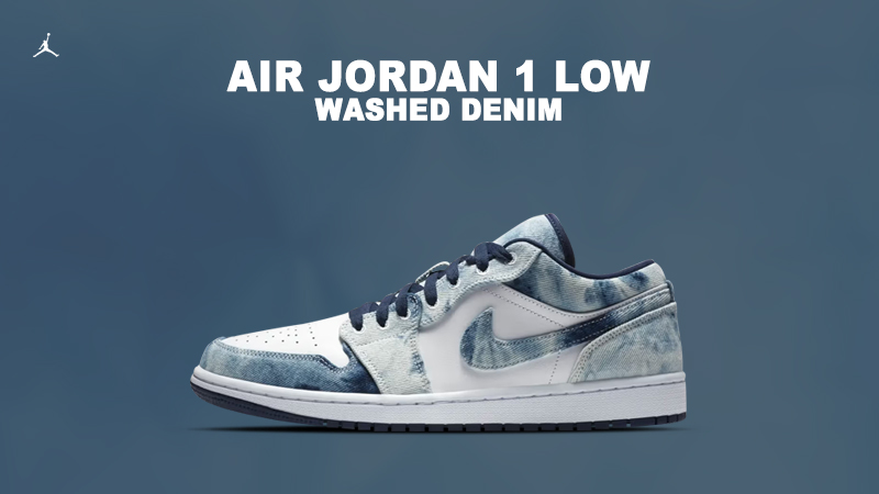 New Look For Air Jordan 1 Low In ‘Washed Denim’ Style
